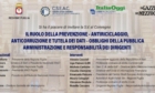 BARI : ANTIRICICLAGGIO E ANTICORRUZIONE : CONVEGNO