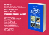 Brindisi, il 12 gennaio presentazione della �Storia del Grande Salento� di Lino De Matteis