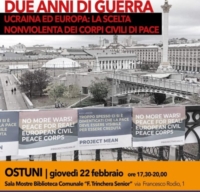  QUATTRO INCONTRI PER RIFLETTERE SULLA GUERRA E SULLA PACE