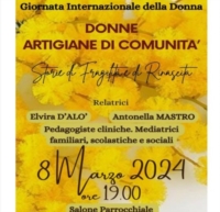 8 MARZO : FRAGILITA' COME ACCETTARLA :  INCONTRO