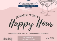BRINDISI : DOMENICA APERITIVO TERZIARIO DONNA CONFCOMMERCIO