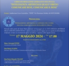  “INTELLIGENZA ARTIFICIALE E SAPIENZA DEL CUORE" CORSO DI FORMAZIONE