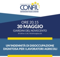  UN'INDENNITA' DI DISOCCUPAZIONE DIGNITOSA PER I LAVORATORI AGRICOLI