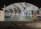 MURALES : Che vergogna! Brindisi è una città di Pace, non di Guerra