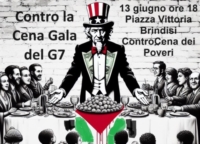BRINDISI : COORDINAMENTO NO G 7 ORGANIZZA LA CENA DEI 