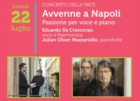 FOGGIA : LUNEDÌ 22 LUGLIO  TRADIZIONALE CONCERTO DELLA PACE