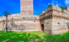  BARI : CASTELLO SVEVO :  SCENOGRAFIA A “IL COMBATTIMENTO DI TANCREDI E CLORINDA”