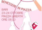 PREVENZIONE E DONAZIONE A BARI IL 23 E 24 OTTOBRE "BENESSERE IN PIAZZA"