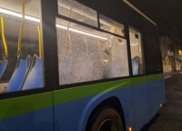 BRINDISI :  LANCIO DI PIETRE CONTRO UN AUTOBUS DELLA STP. 