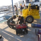 Dragaggio di Posidonia nel porto di Villanova
