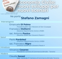 TARANTO : STEFANO ZAMAGNI PARLA DI ECONOMIA CIVLILE