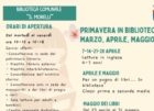 CAROVIGNO : PRIMAVERA IN BIBLIOTECA
