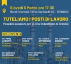 BRINDISI : MOVIMENTO 5 STELLE : EVENTO 5 MARZO