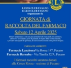 FASANO : RACCOLTA FARMACI