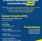 PUGLIA : PARTITO LIBERALDEMOCRATICO INCONTRA GLI ISCRITTI