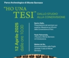 BARI : "HO UNA TESI": LE NUOVE CONOSCENZE ARCHEOLOGICHE