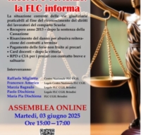 BRINDISI : FLC CGIL : ASSEMBLEA ON LINE