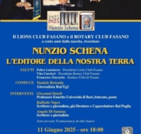 FASANO : LIONS CLUB E ROTARY CLUB RICORDANO NUNZIO SCHENA