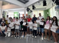 MESAGNE : LAB CREATION :CONSEGNATI GLI  ATTESTATI PER IL CORSO D'INGLESE