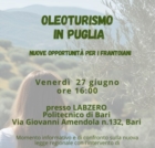 PUGLIA : LEGGE REGIONALE PER OLIOTURISMO