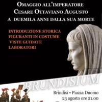 Brundisium, omaggio a Cesare Ottaviano Augusto
