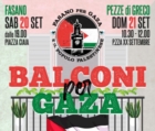 FASANO : BALCONI PER GAZA
