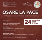 BRINDISI : PARROCCHIA SAN GIUSTINO DE JACOBIS : OSARE LA PACE