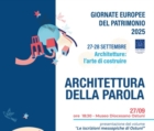 OSTUNI : GIORNATE EUROPEE DEL PATRIMONIO : ARCHITETTURA DELLA PAROLA