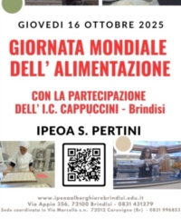 BRINDISI : GIORNATA ALIMENTAZIONE : EVENTO RINVIATO