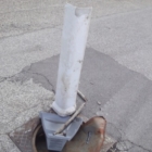 Viale Grecia (BOZZANO) senza tombini può succedere di tutto