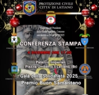 LATIANO : ASSOCIAZIONE VOLONTARI PROTEZIONE CIVILE : GALA DELLA SOLIDARIETA'