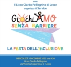 LECCE : LIONS CLUB MESSAPIA :  LA FESTA DELL'INCLUSIONE"