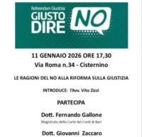 CISTERNINO : LE RAGIONI DEL NO