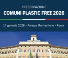 COMUNI PLASTIC FREE : DOMANI CONFERENZA STAMPA