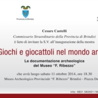 Mostra Giochi e Giocattoli nel mondo antico