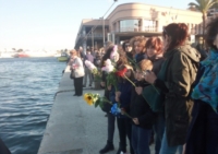 BRINDISI : RICORDO DELL'AFFONDAMENTO DELLA 