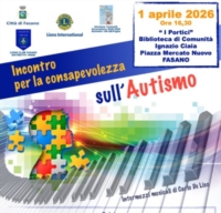 FASANO : INCONTRO CONSAPEVOLEZZA AUTISMO