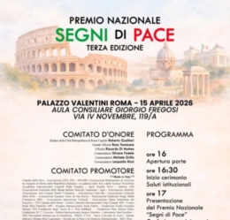 ROMA : NARDELLI : PREMIO "SEGNI DI PACE"