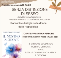 FRANCAVILLA FONTANA : "SENZA DISTINZIONE DI SESSO"