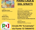TARANTO : PIANO CASA E DDL SFRATTI : DIBATTITO