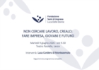 LECCE : "NON CERCARE LAVORO CREALO"