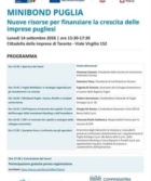  TARANTO : MINIBOND PUGLIA: NUOVE RISORSE