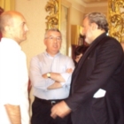 Emiliano alla prima uscita pubblica dell'associazione "open"