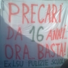 Protesta ex LSU presso il provveditorato