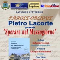 �Parole Oblique� accoglie il Dott. Piero Lacorte