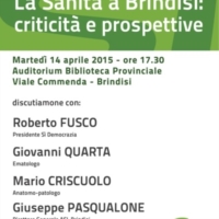 S� Democrazia : convegno sulla sanit� a Brindisi