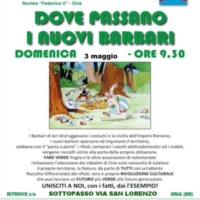 Oria: �Dove passano i nuovi B A R B A R I�