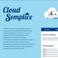 BRINDISI. TIM E CLE: SEMINARIO SUL CLOUD COMPUTING 