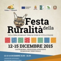 GAL TERRA DEI MESSAPI :DAL 12 DICEMBRE ALL'ANDROMEDA FESTA DELLA RURALITA'