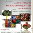 Laboratorio di mosaico creativo  per bambini